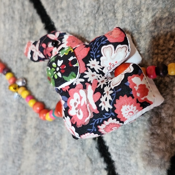 GOOD FORTUNE ELEPHANT BEADED HANGING WALL WINDOW DOOR DECOR - Picture 3 of 11